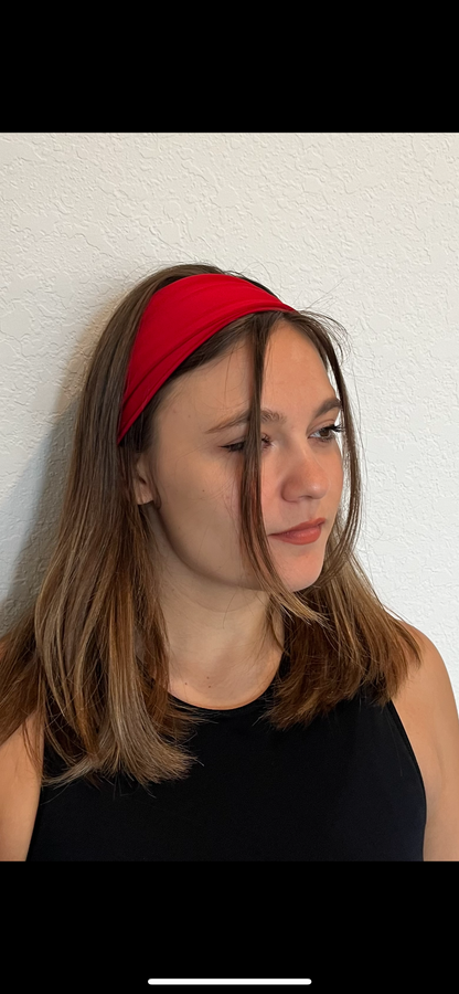 Scarlet Red Headband for Women