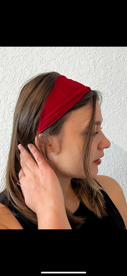 Scarlet Red Headband for Women